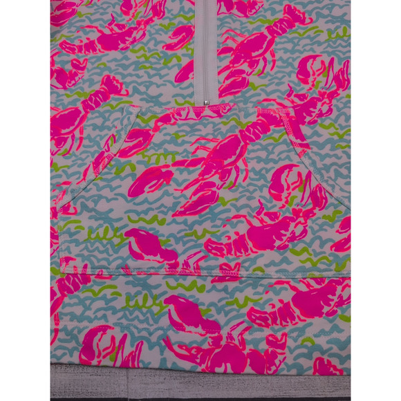 12/14 Lilly Pulitzer Pink Lobster Popover - Picture 3 of 6